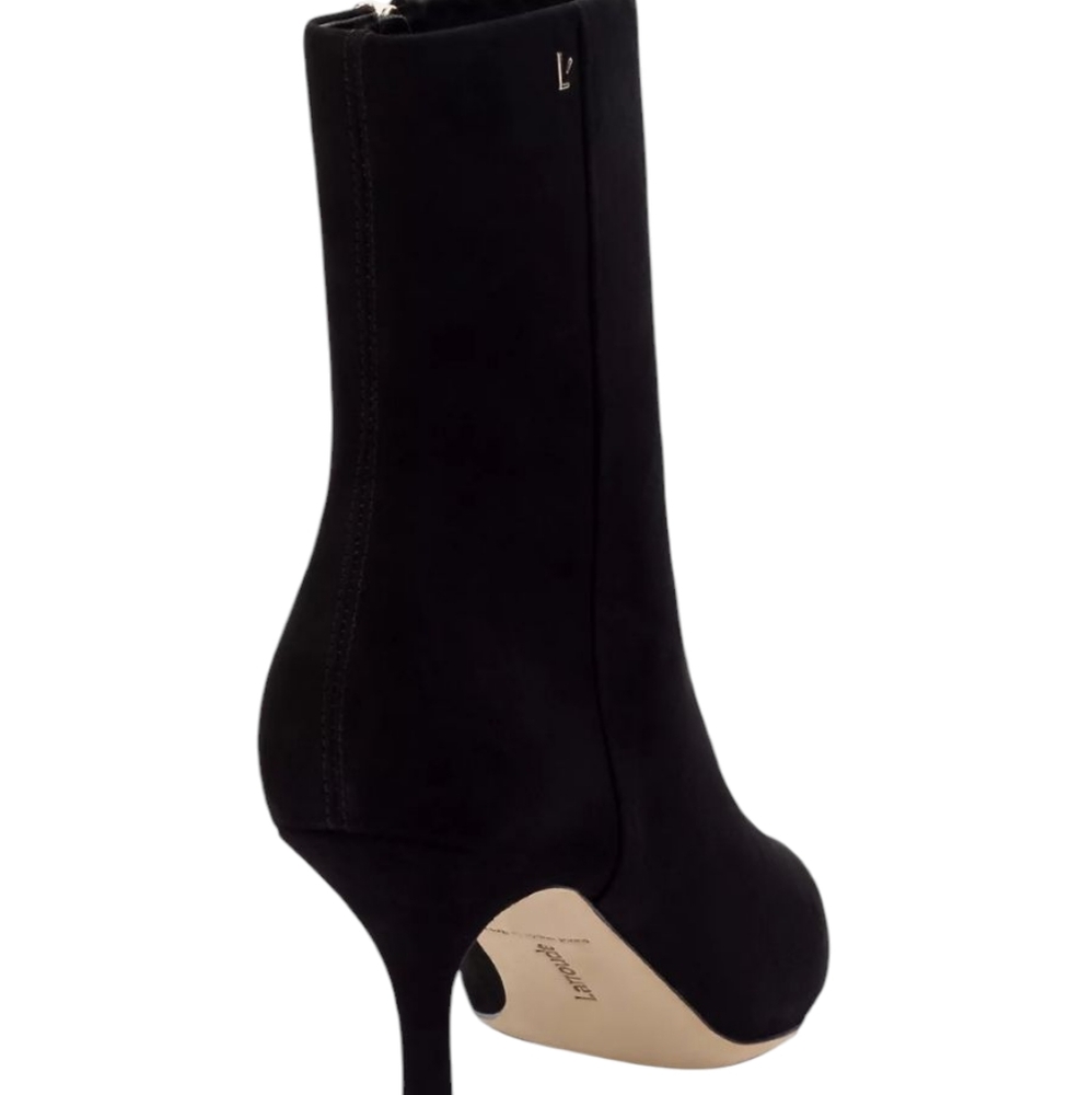 NEW..Larroudé's Mini Kate Elegant Black Ankle Boots...Size 10 - Picture 2 of 13